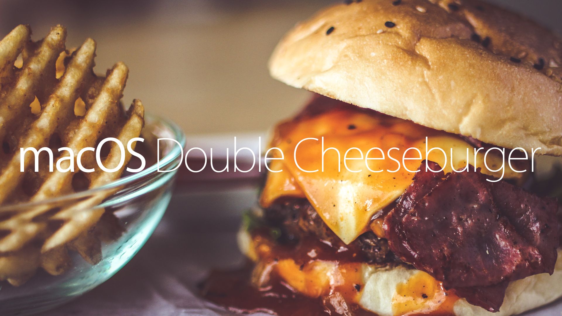 Mac OS Double Cheeseburger
